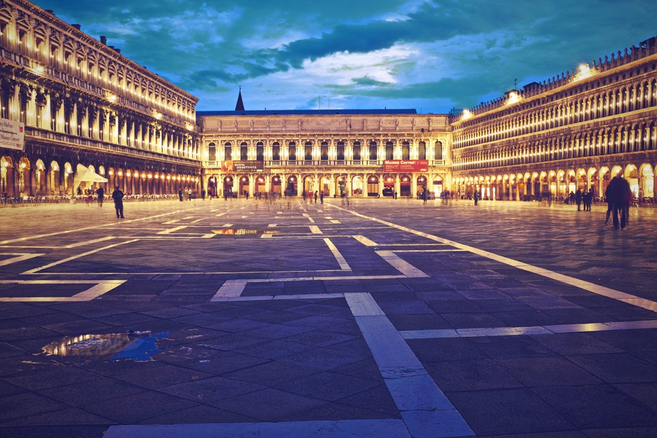 San Marcoplein in Venetië, Italië