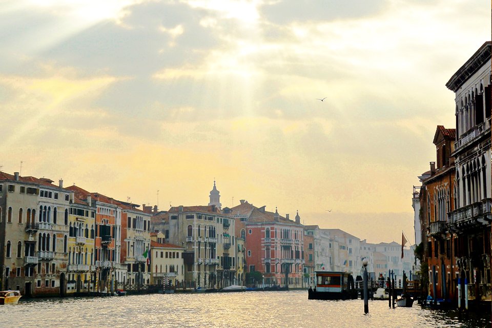 Het Canal Grande in Venetië, Italië