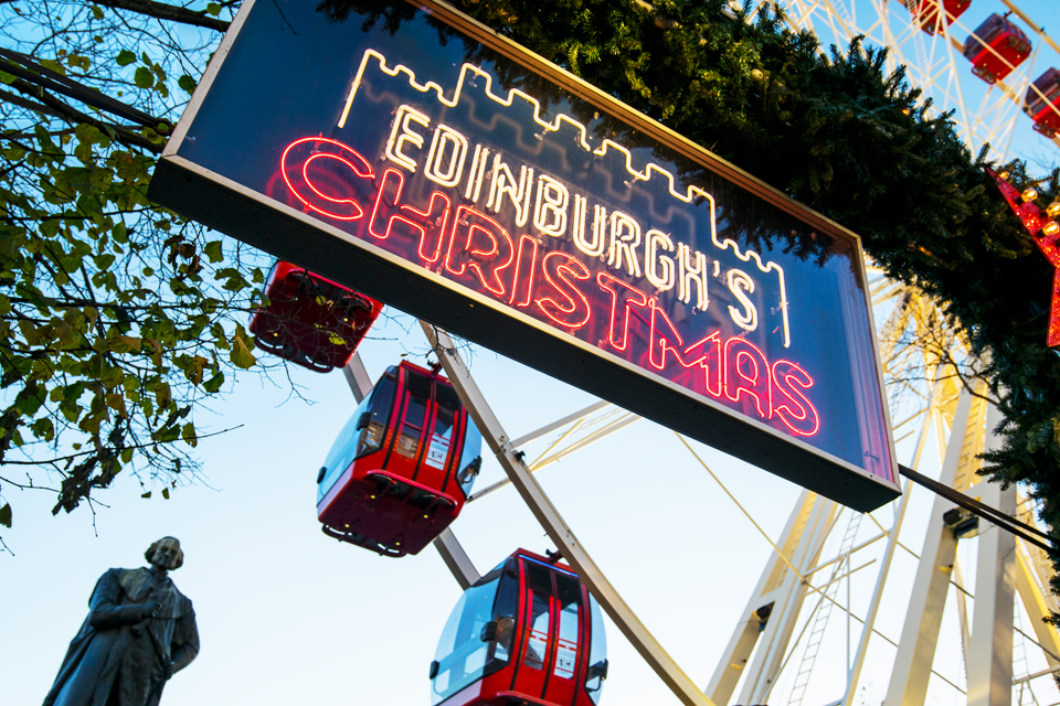 Kerst in Edinburgh, Groot-Brittannië | copyright Visit Scotland