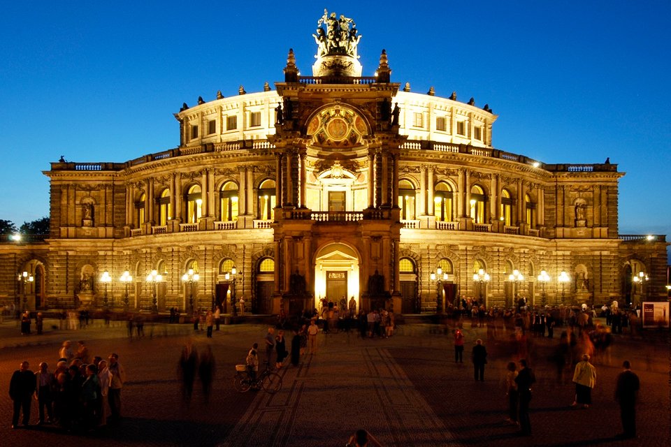 Semperoper in Dresden, Duitsland