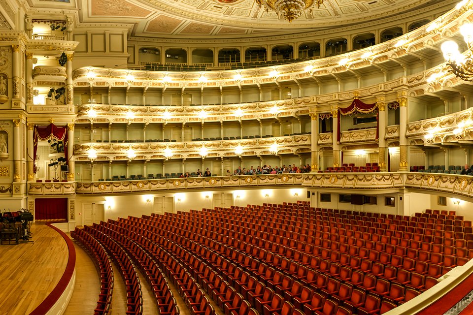 Semperoper in Dresden, Duitsland