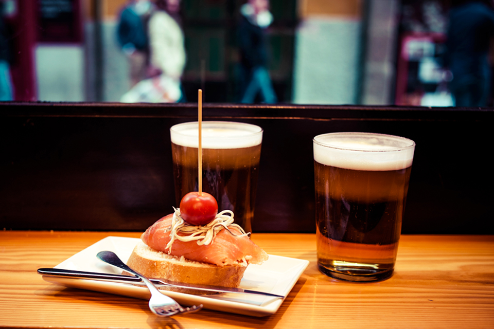 Pintxos in Bilbao, Spanje