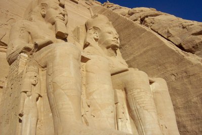 Aboe Simbel in Aswan, Egypte Aboe Simbel in Aswan, Egypte