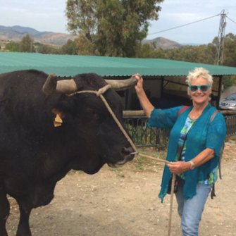 Marlies Korthof Bezoek aan een stierenboerderij in Pizarra