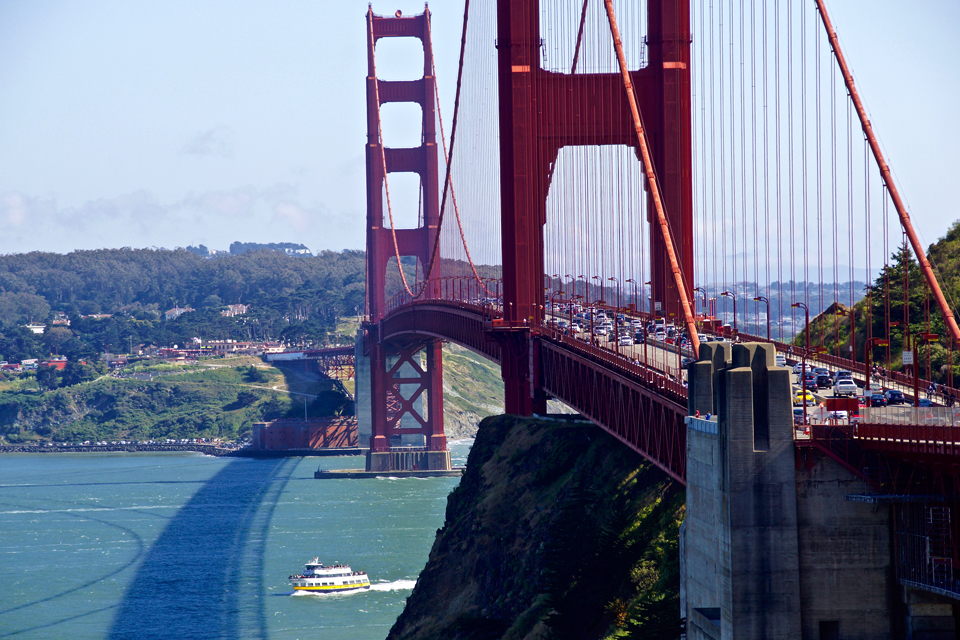 Golden Gate Bridge in San Francisco, Amerika