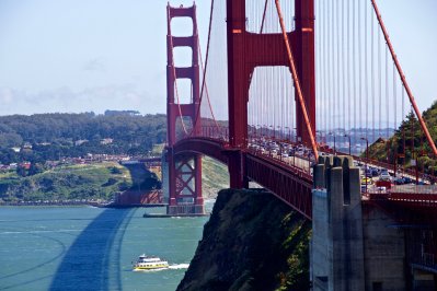 Golden Gate Bridge in San Francisco, Amerika Golden Gate Bridge in San Francisco, Amerika