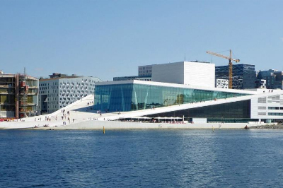 Operahuis in Oslo, Noorwegen