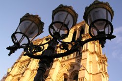 De Notre Dame in Parijs, Frankrijk De Notre Dame in Parijs, Frankrijk