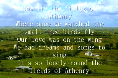 The Fields of Athenry, Ierland
