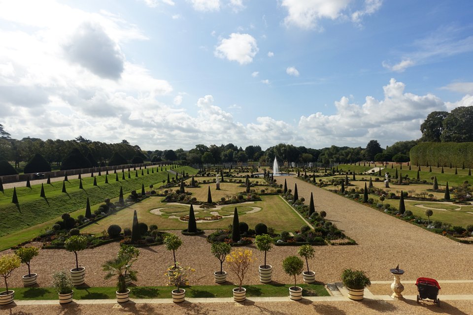 Tuinen in Hampton Court Palace, Groot-Brittannië