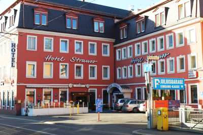 City Hotel Strauss in Würzburg, Duitsland