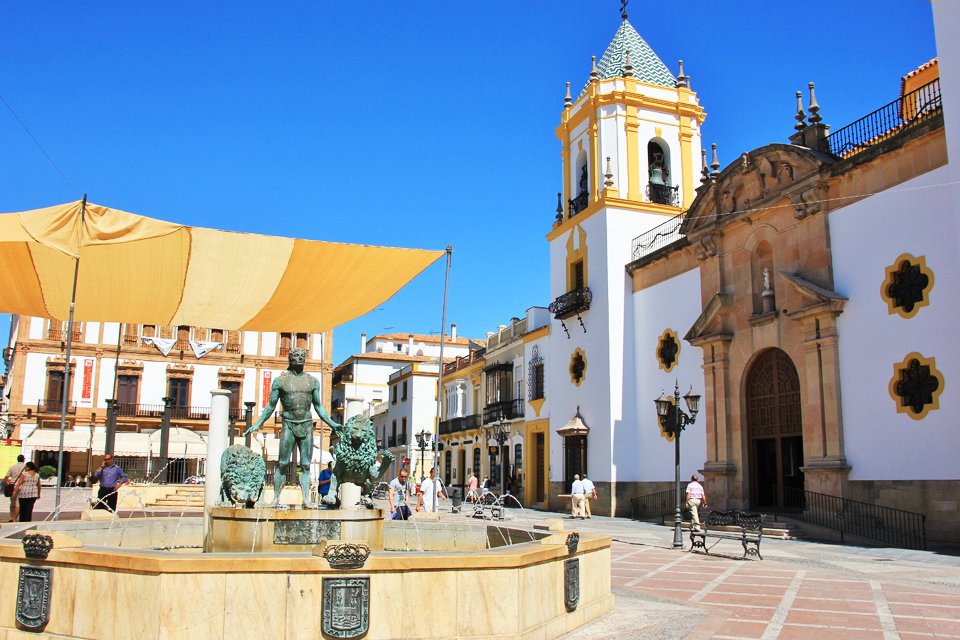 Pleintje in Ronda, Spanje