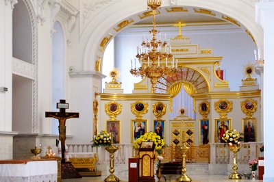Transfugatiekathedraal in Odessa, Oekraïne Transfugatiekathedraal in Odessa, Oekraïne
