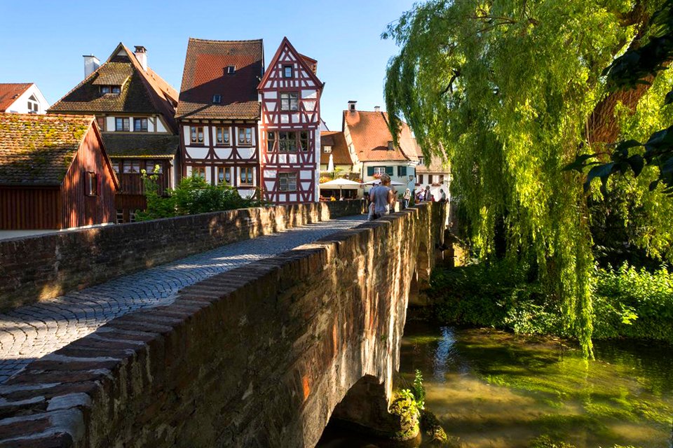 Oude binnenstad van Ulm, Duitsland
