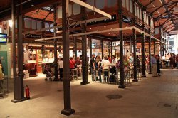 Mercado de San Miguel in Madrid, Spanje Mercado de San Miguel in Madrid, Spanje