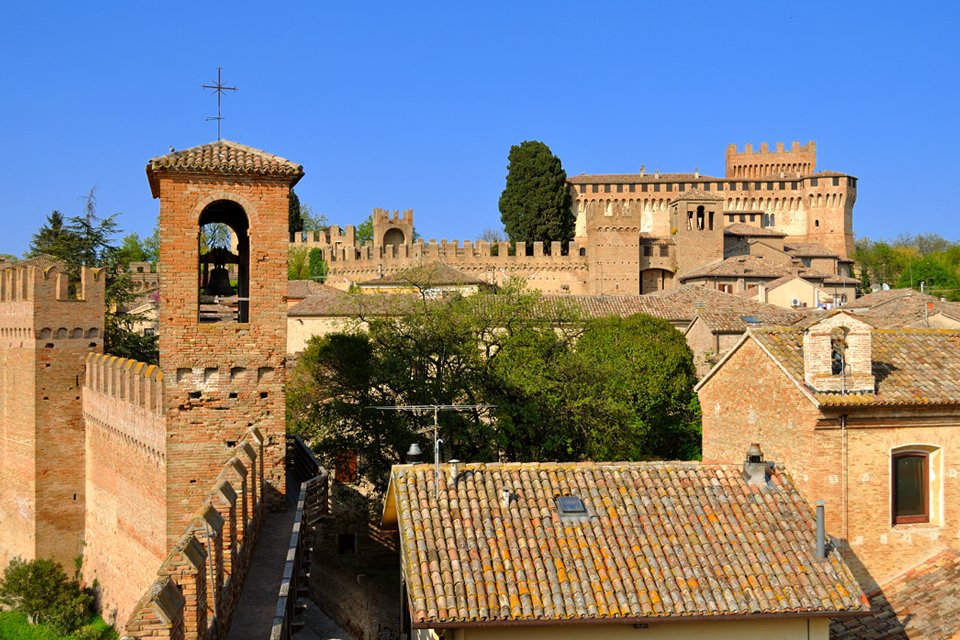 Gradara in de Marken, Italië