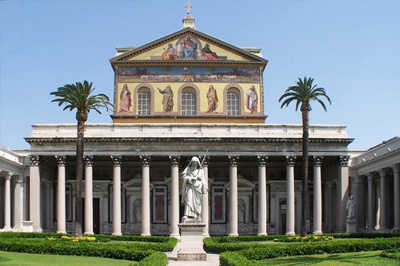 Sint Paulus buiten de muren in Rome, Italië