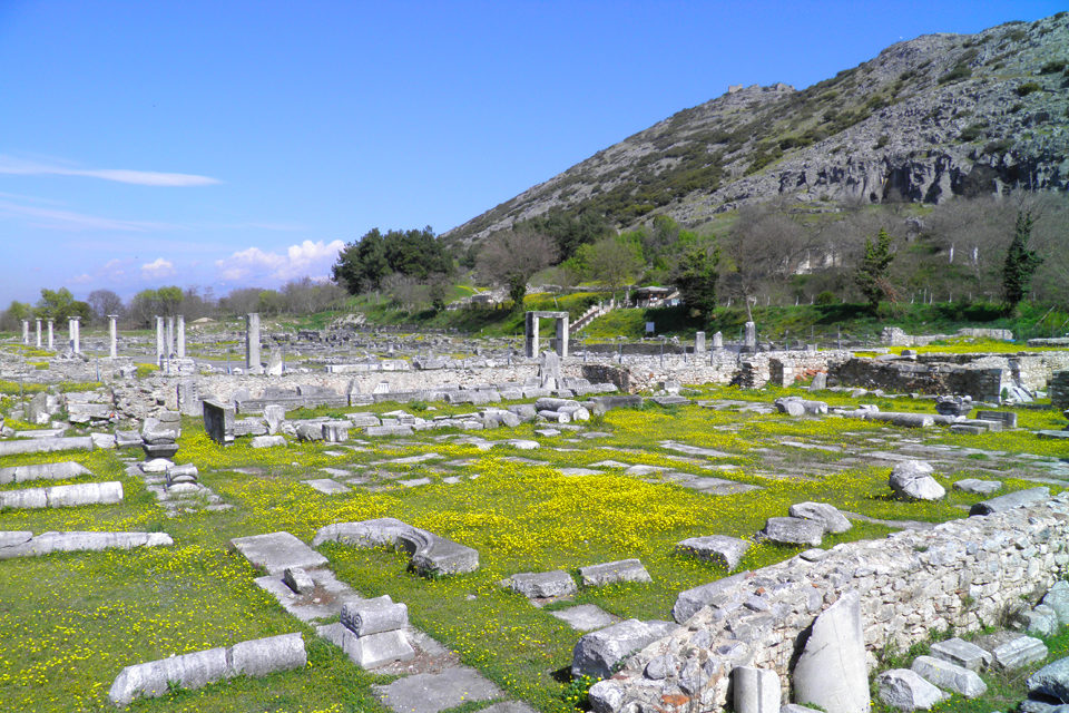 DE opgraving van Philippi in Griekenland
