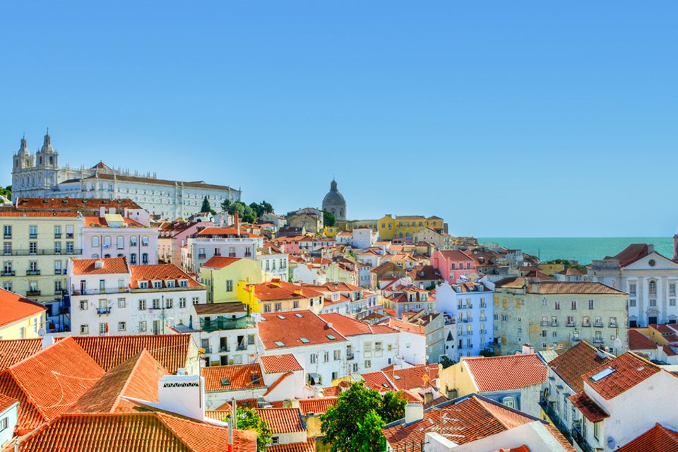 Zicht op Lissabon, Portugal