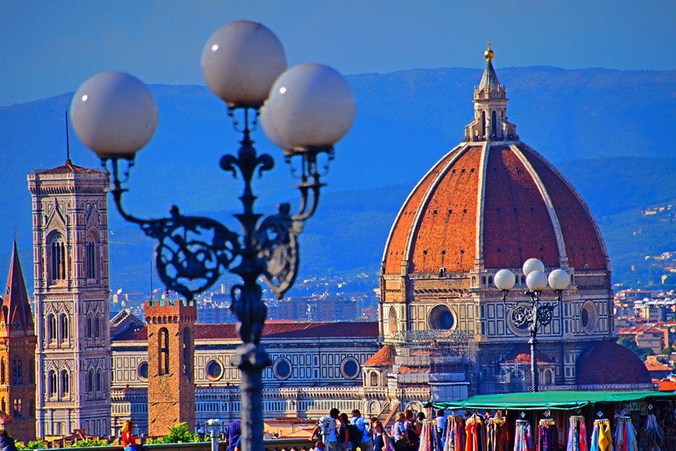 Piazzale Michelangelo in Florence, Italië