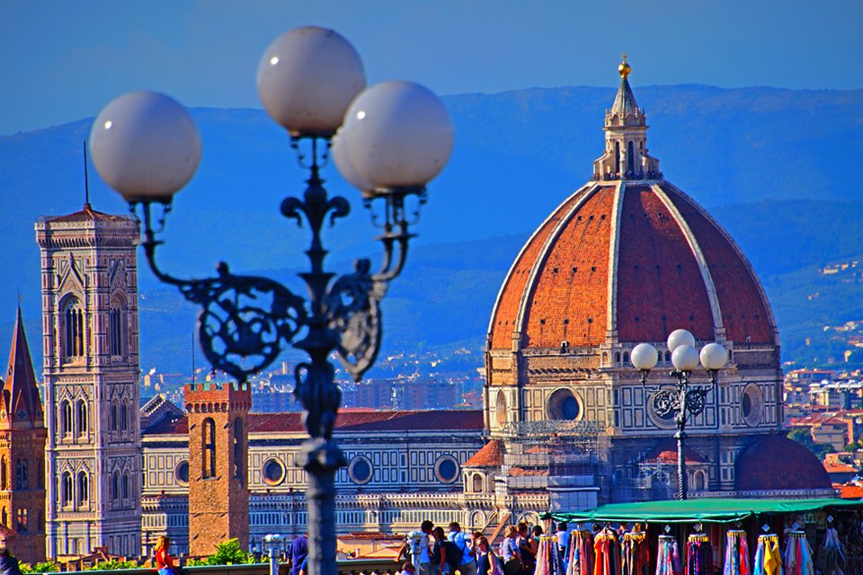 Piazzale Michelangelo in Florence, Italië