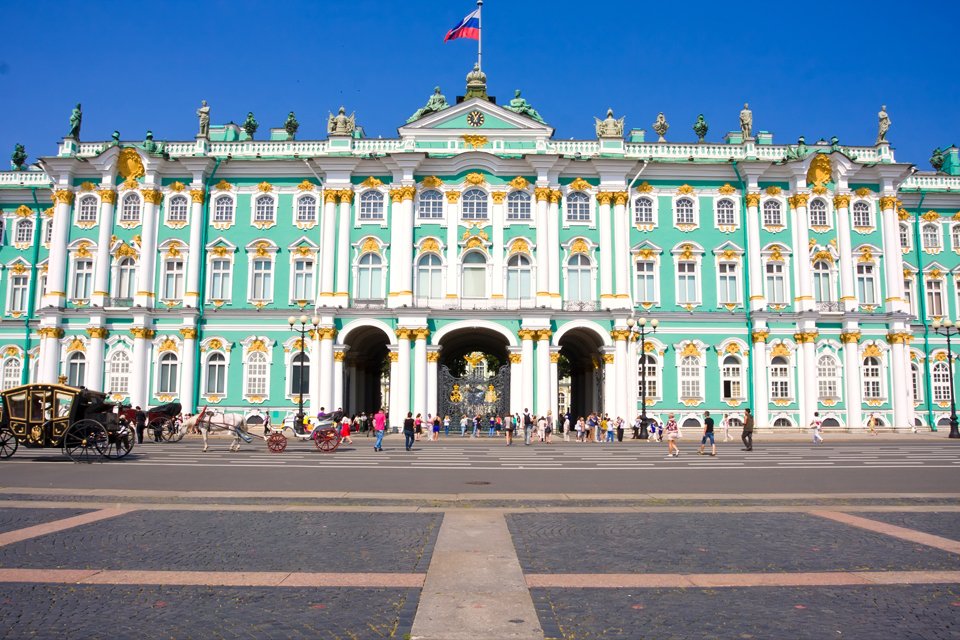 De Hermitage in Sint Petersburg, Rusland