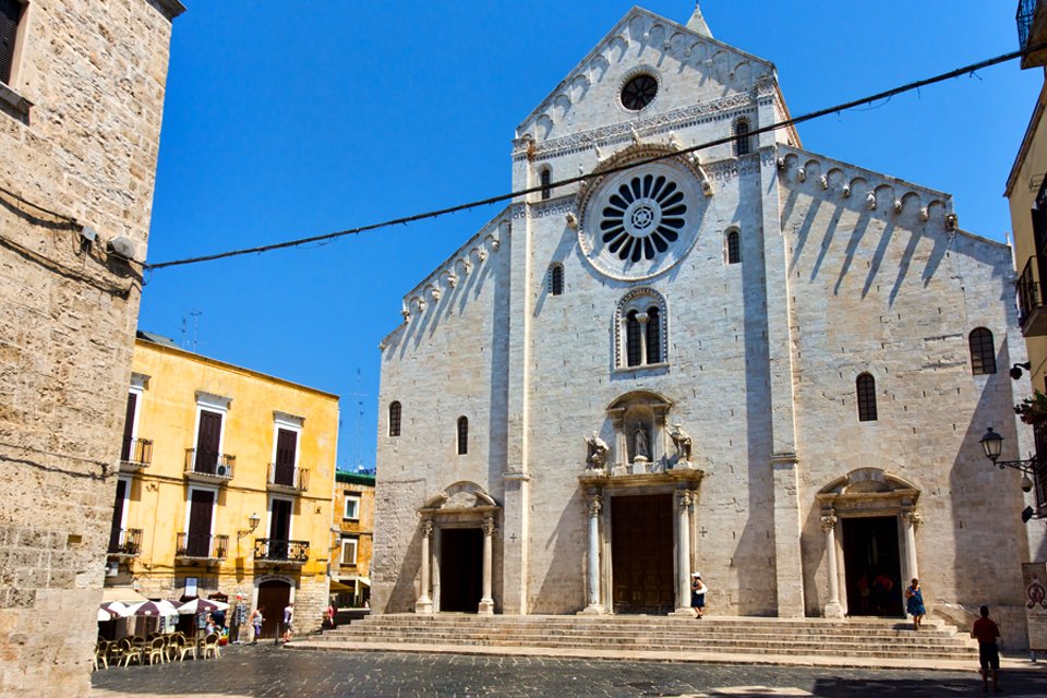 Kathedraal in Bari in Apulië, Italië