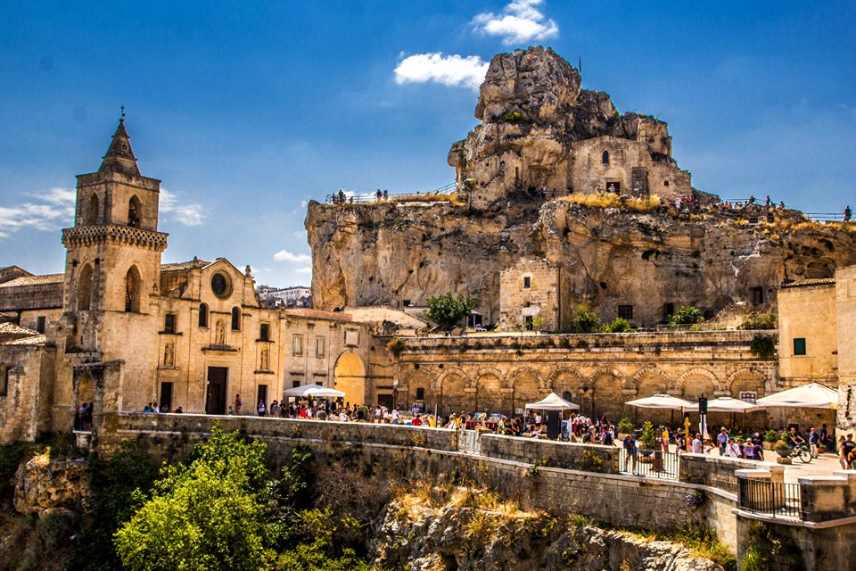 Matera in Apulië, Italië