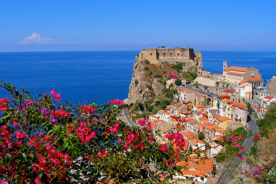 Scilla in Calabrië, Italië