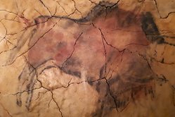 Rotstekeningen in Altamira, Noord-Spanje