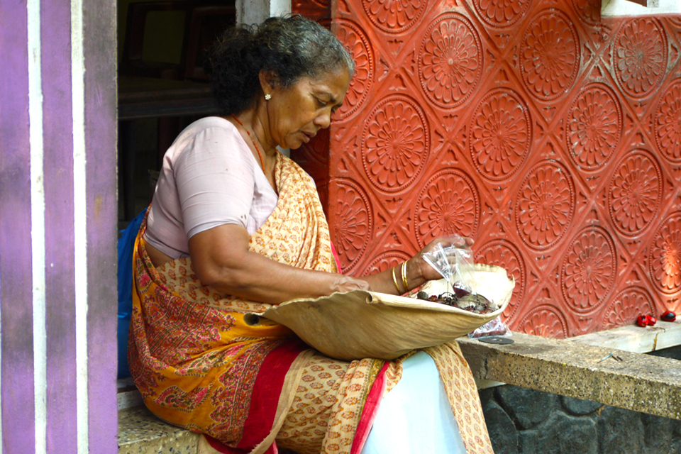 Straatbeeld in Kochi, India