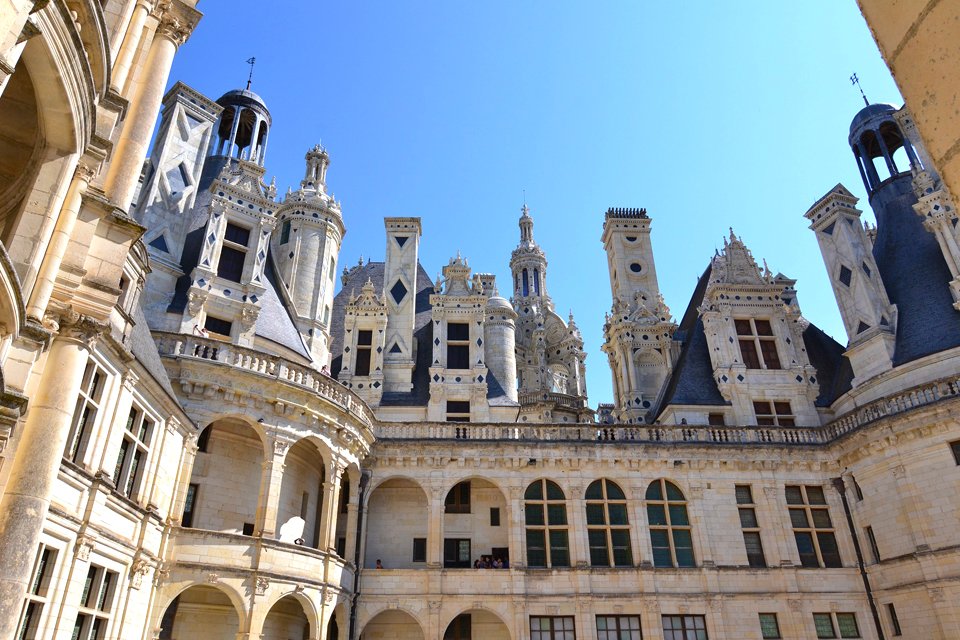 Kasteel Château Chambord in Frankrijk