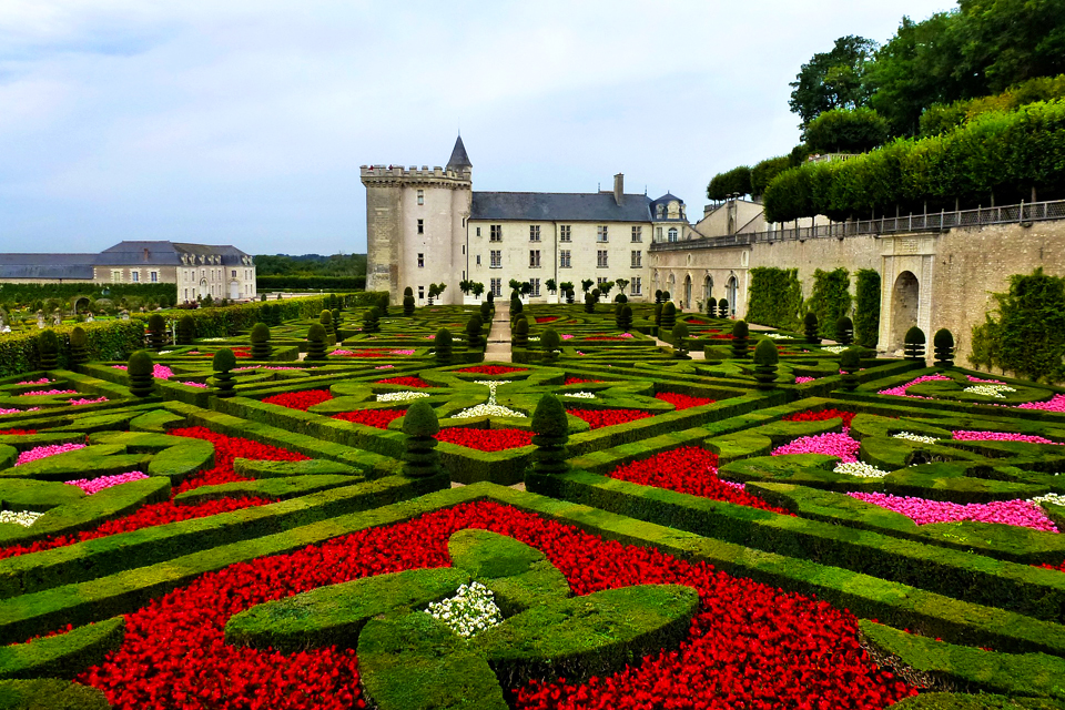 Kasteel Château de Villandry in Frankrijk