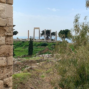 Opgravingsterrein Byblos Opgravingsterrein Byblos, Libanon | Foto reisleidster Claudia