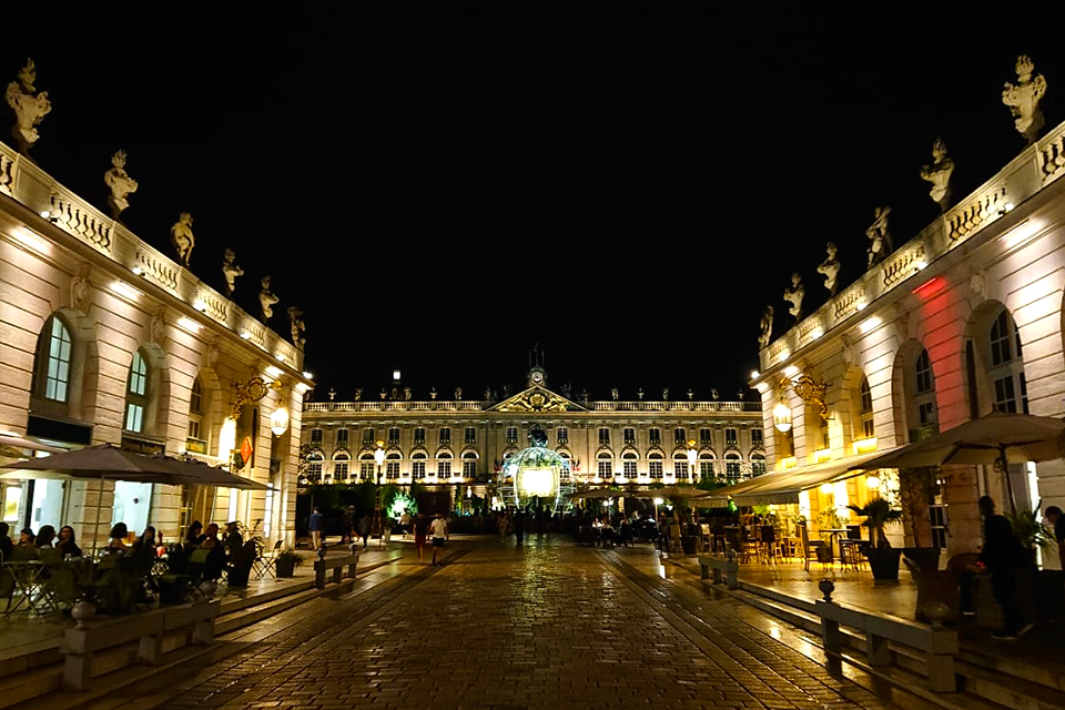 Avond in Nancy, Frankrijk | Foto: reisleider Bart