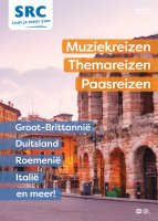 digitale brochure Muziekreizen, Themareizen en Paasreizen 2021