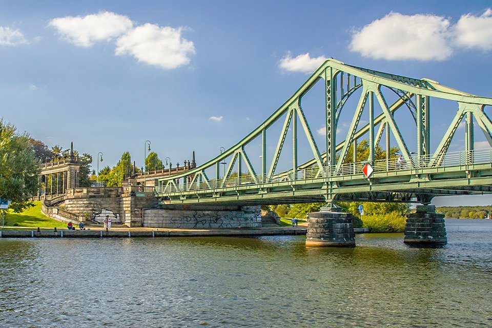 Glienicker Brücke in Berlijn, Duitsland