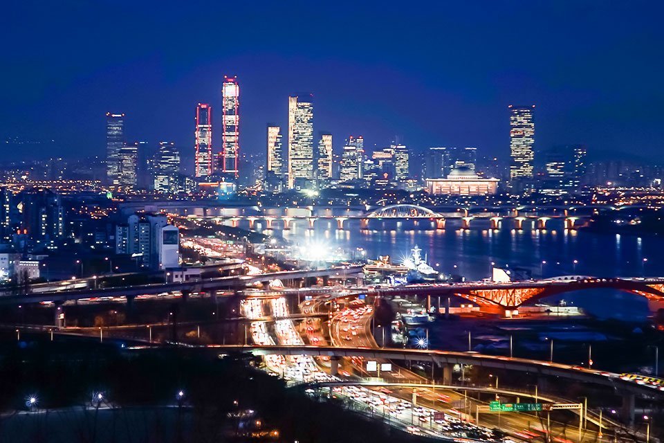 Skyline Seoul Zuid-Korea Skyline Seoul Zuid-Korea