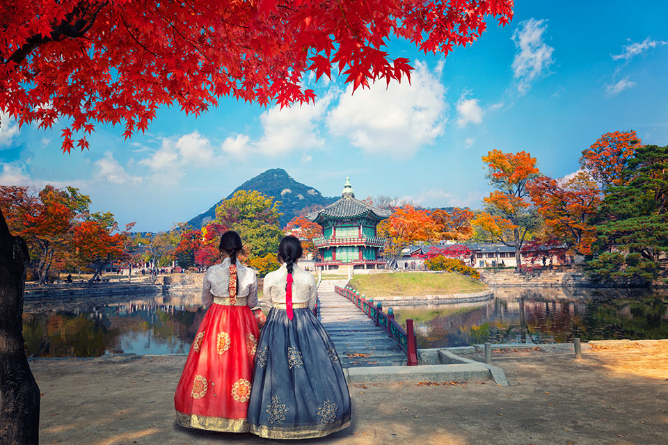 Gyeongbokgung-paleis Seoul Zuid-Korea