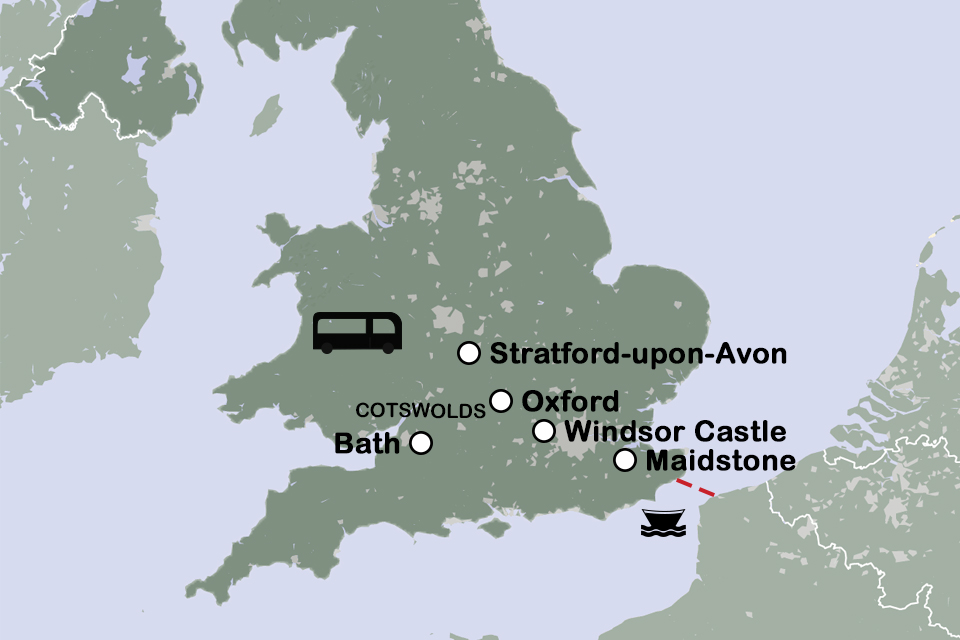 Routekaart Christmas at Shakespeare's