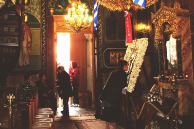 Icoon in Grieks-orthodoxe kerk, Griekenland gr_griekenland_icoon.jpg