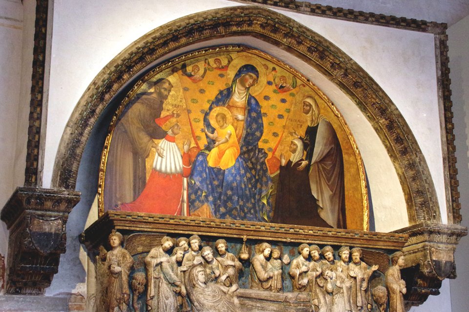 Madonna met Kind van Veneziano uit 1399, Italië