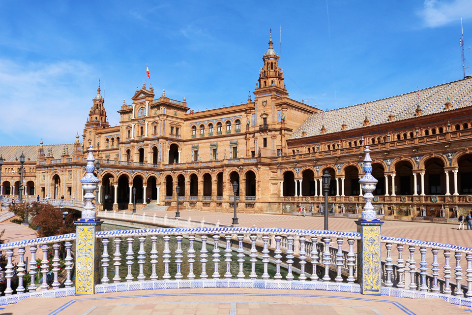 Plaza de España in Sevilla, Spanje