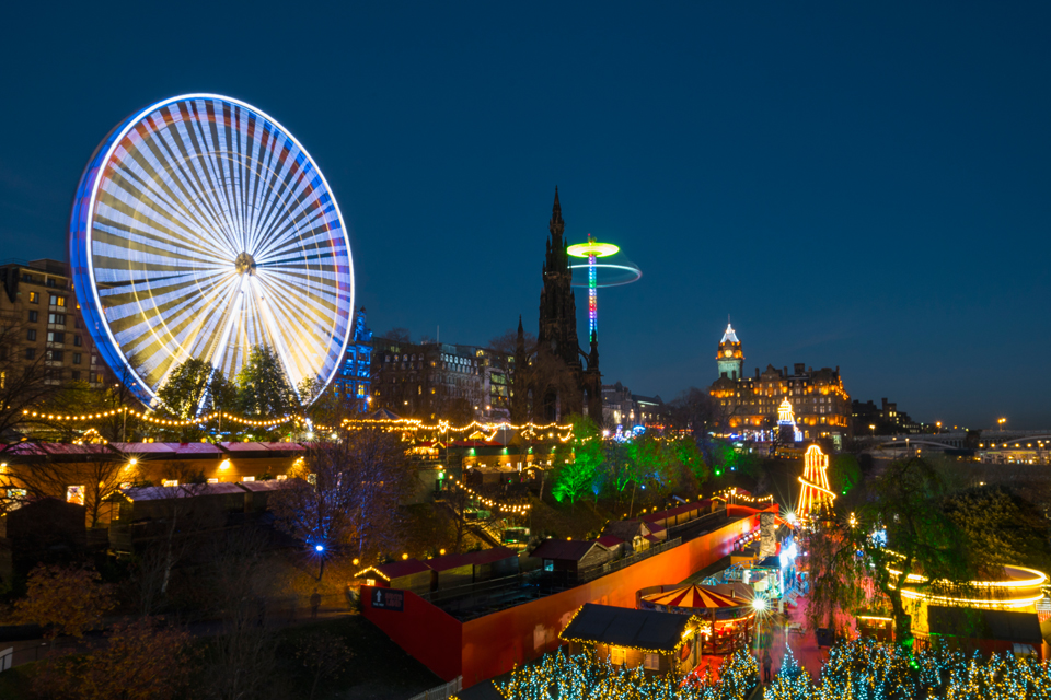 Kerst in Edinburgh, Groot-Brittannië | copyright Visit Scotland