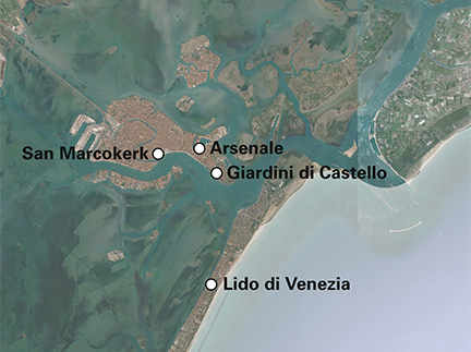 Routekaart Biennale di Venezia