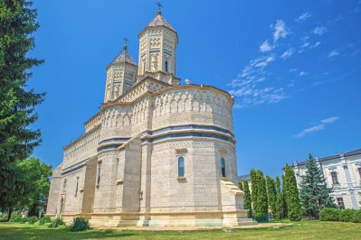 Kerk van de Drie Hierarchen in Iasi, Roemenië Kerk van de Drie Hierarchen in Iasi, Roemenië