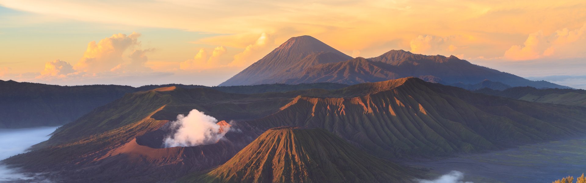 Bromovulkaan op Java, Indonesië