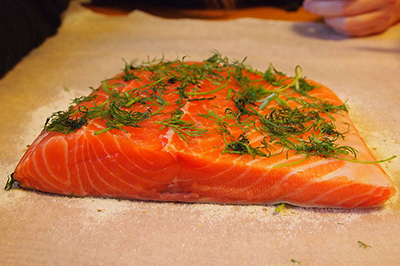 Gravlaks, Noorse Zalm