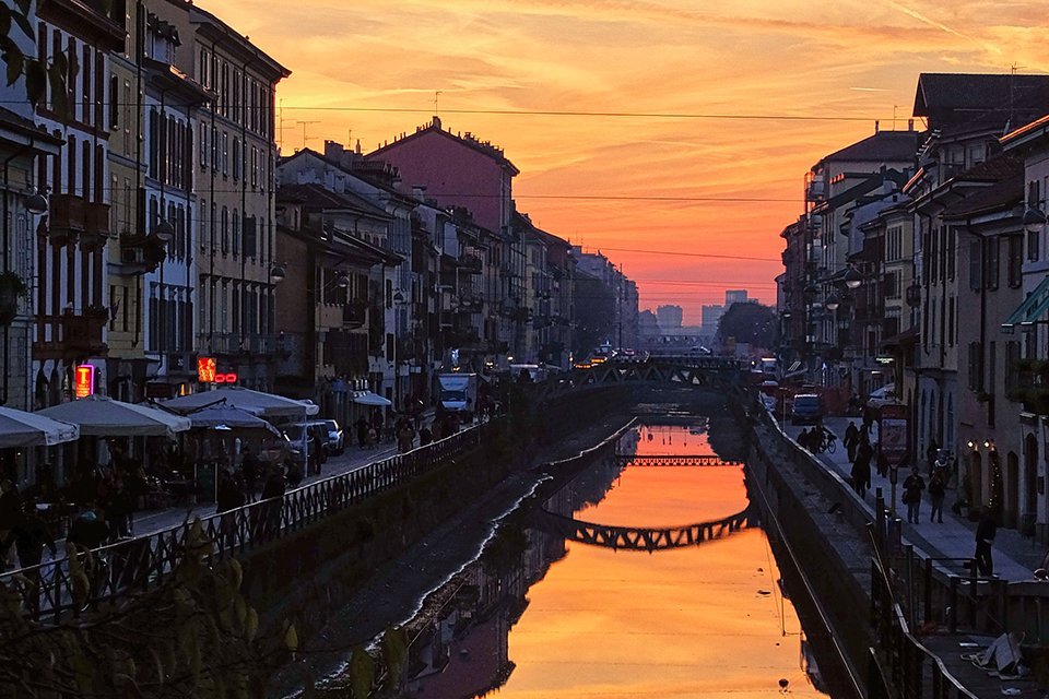 Navigli, Milaan, Italië
