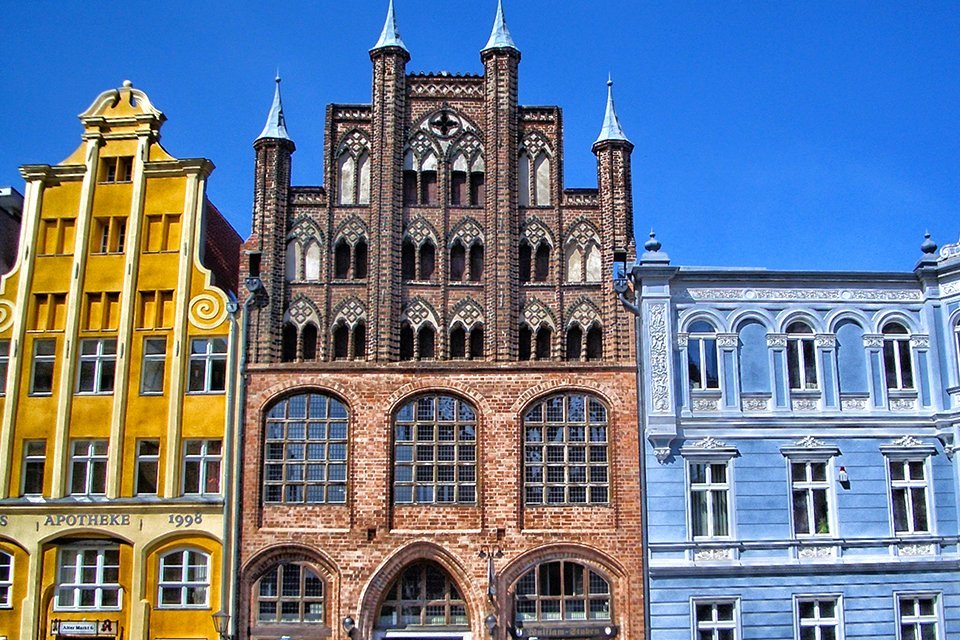 Oude binnenstad van Stralsund, Duitsland